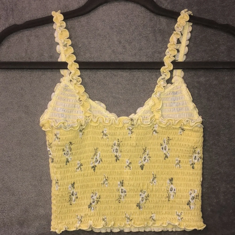 Hollister Floral Sleeveless Crop Top - Picture 2 of 4